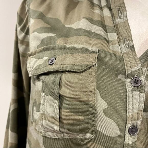 SO Camouflage Long Sleeve Shirt Dress size medium - Picture 3 of 13